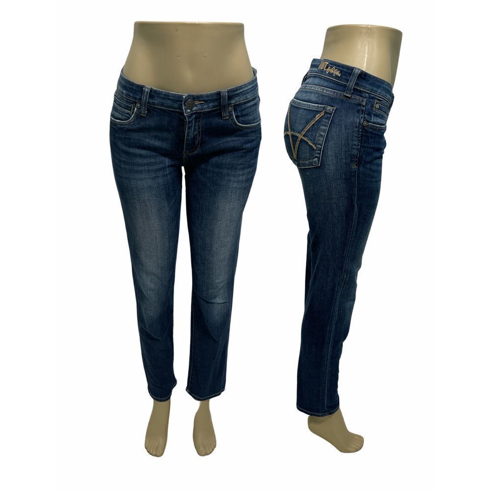 Kut From The Kloth Catherine Boyfriend Jeans Mid Rise‎ Dark Wash Size 6 Women's